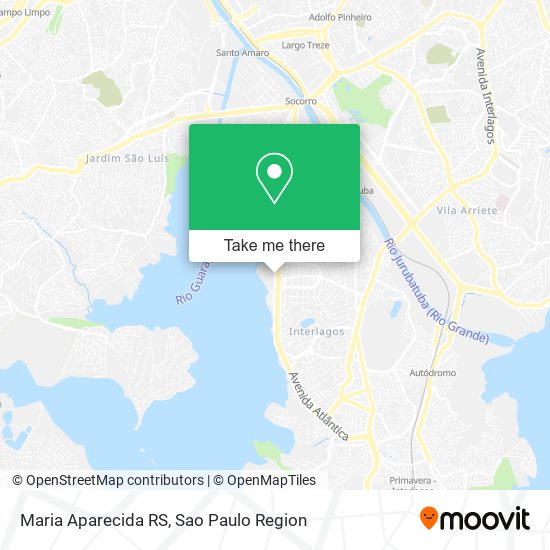 Maria Aparecida RS map