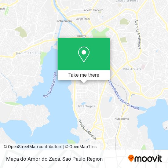 Mapa Maça do Amor do Zaca