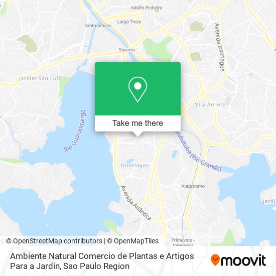 Ambiente Natural Comercio de Plantas e Artigos Para a Jardin map