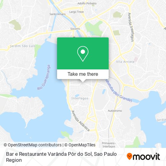 Bar e Restaurante Varânda Pôr do Sol map