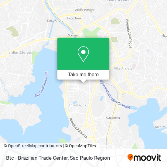 Mapa Btc - Brazilian Trade Center