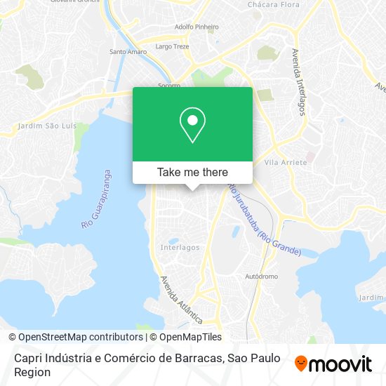 Capri Indústria e Comércio de Barracas map