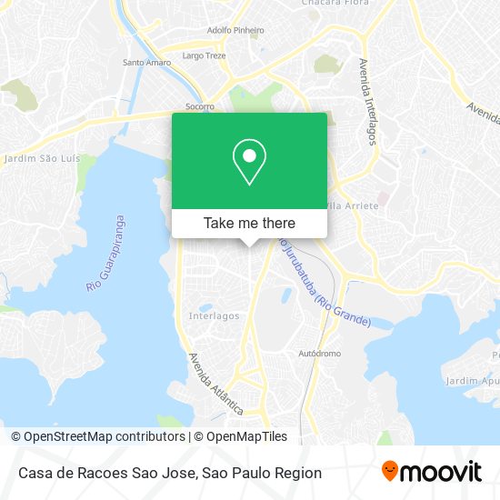 Casa de Racoes Sao Jose map