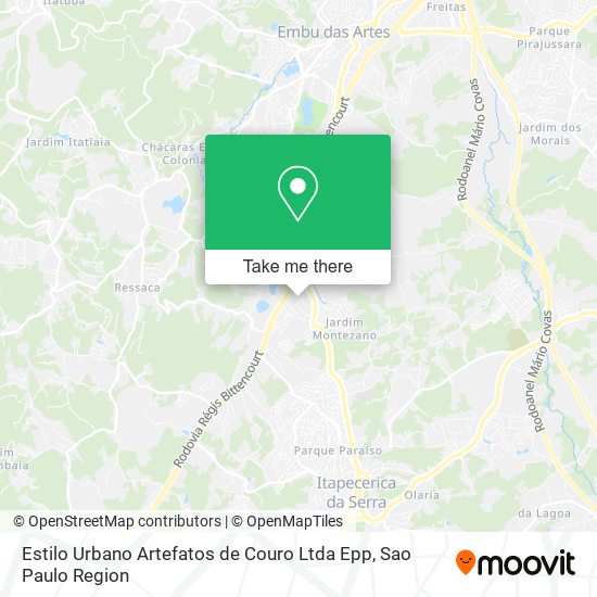 Estilo Urbano Artefatos de Couro Ltda Epp map