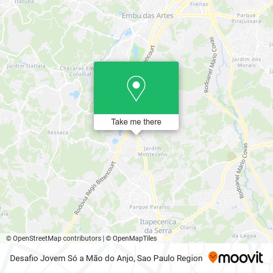 Desafio Jovem Só a Mão do Anjo map