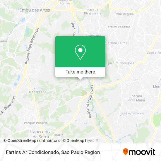 Fartins Ar Condicionado map