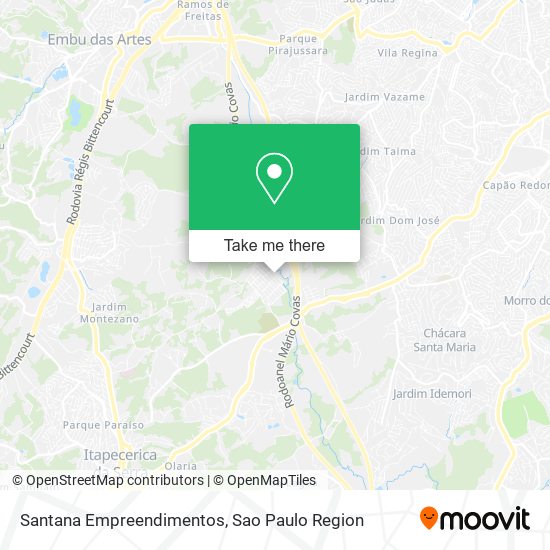 Santana Empreendimentos map