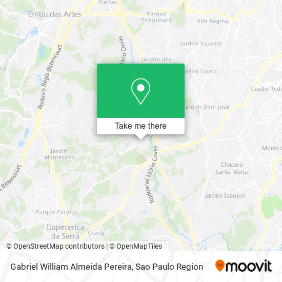 Gabriel William Almeida Pereira map