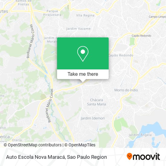 Mapa Auto Escola Nova Maracá