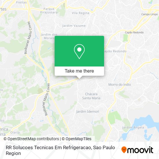 RR Solucoes Tecnicas Em Refrigeracao map