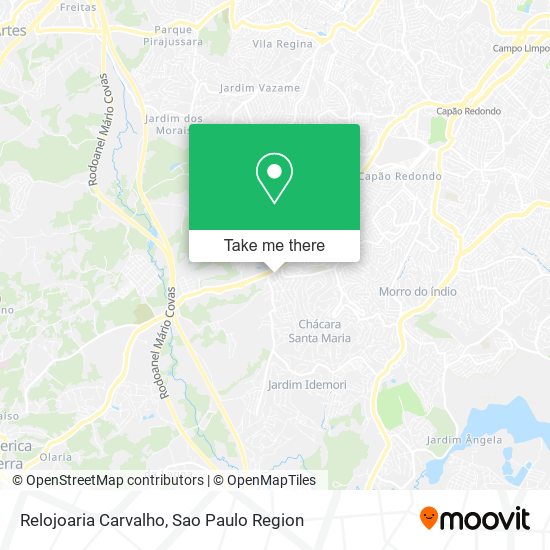 Mapa Relojoaria Carvalho