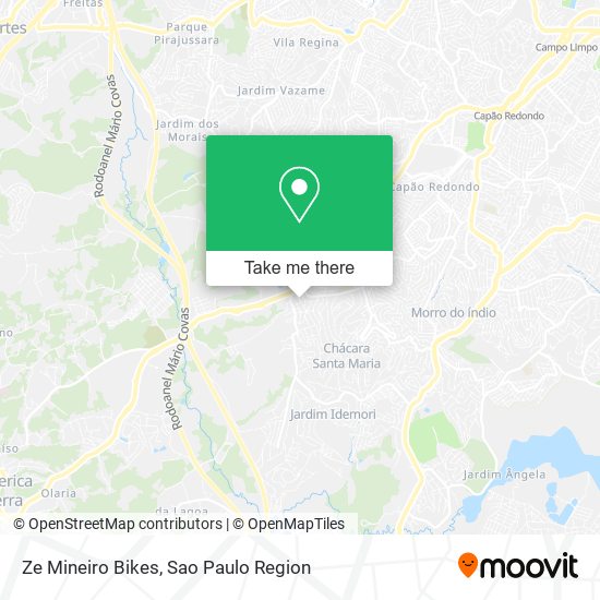 Ze Mineiro Bikes map