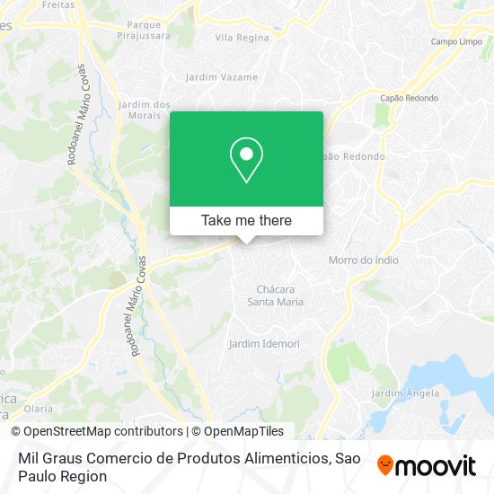 Mil Graus Comercio de Produtos Alimenticios map