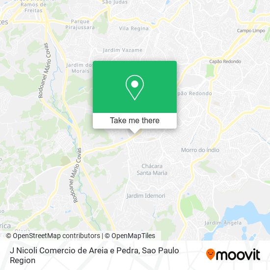 J Nicoli Comercio de Areia e Pedra map