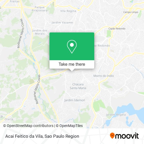 Acai Feitico da Vila map