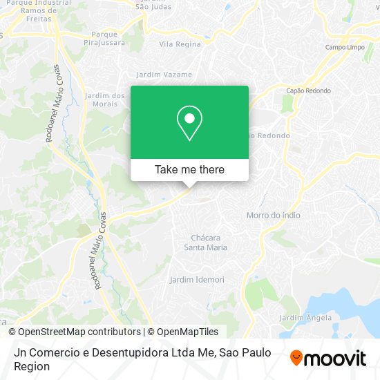 Mapa Jn Comercio e Desentupidora Ltda Me