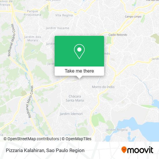 Pizzaria Kalahiran map