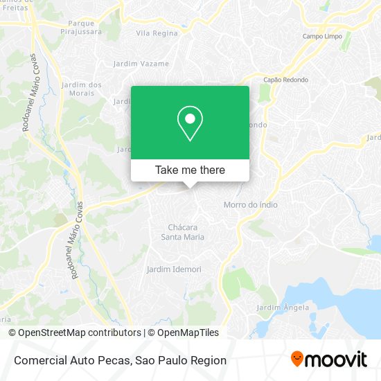 Comercial Auto Pecas map
