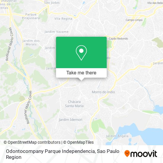 Odontocompany Parque Independencia map