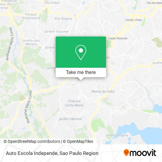 Auto Escola Independe map
