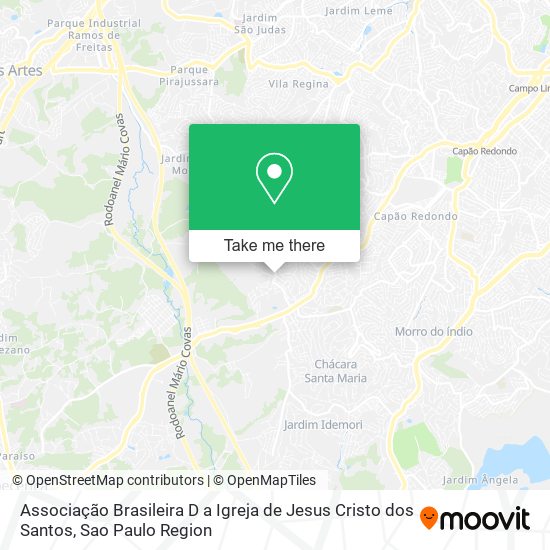 Mapa Associação Brasileira D a Igreja de Jesus Cristo dos Santos