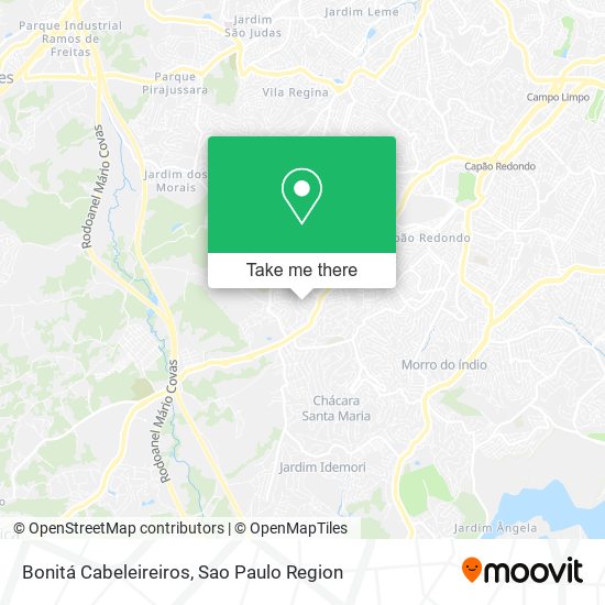 Bonitá Cabeleireiros map