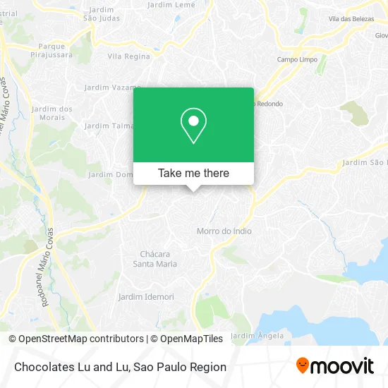 Chocolates Lu and Lu map