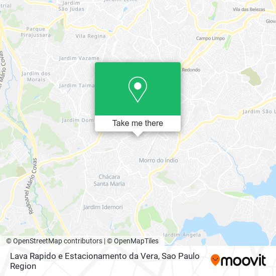 Lava Rapido e Estacionamento da Vera map