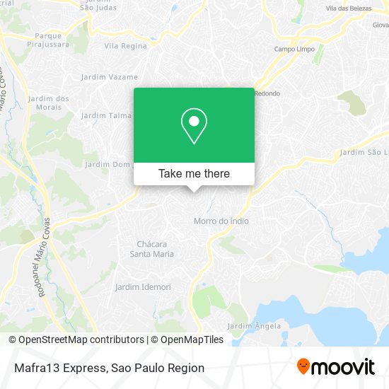 Mafra13 Express map