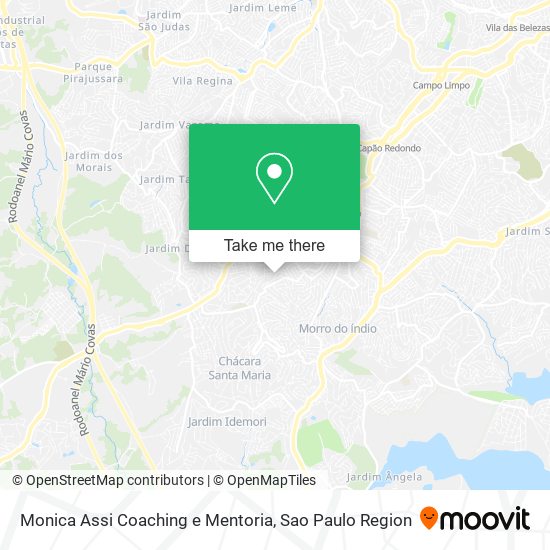 Mapa Monica Assi Coaching e Mentoria