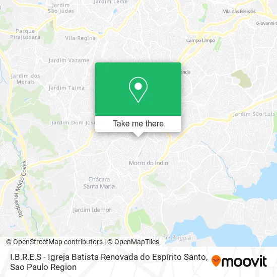 I.B.R.E.S - Igreja Batista Renovada do Espírito Santo map