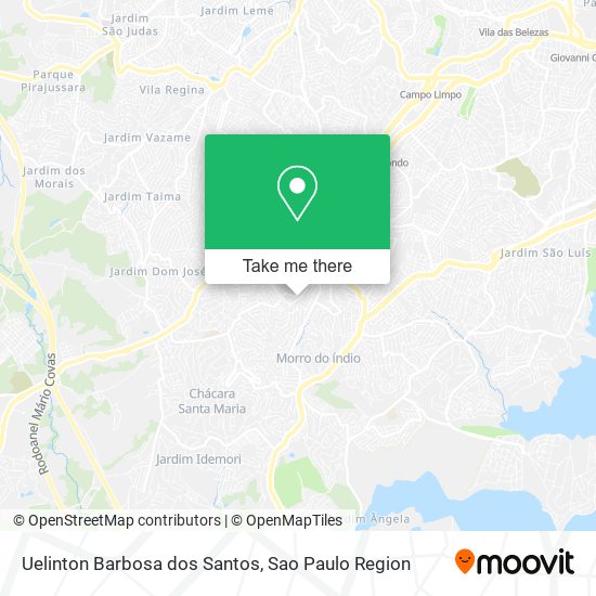 Uelinton Barbosa dos Santos map