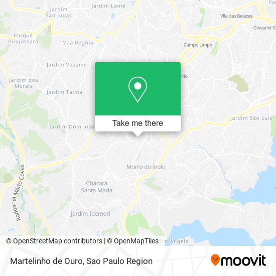 Martelinho de Ouro map