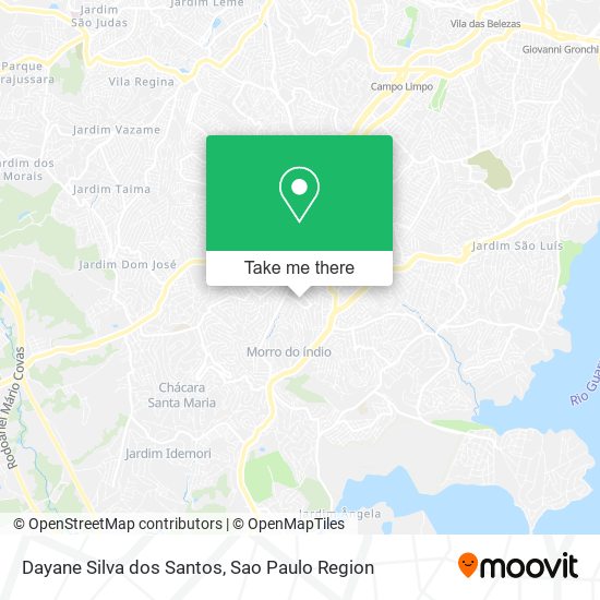 Dayane Silva dos Santos map