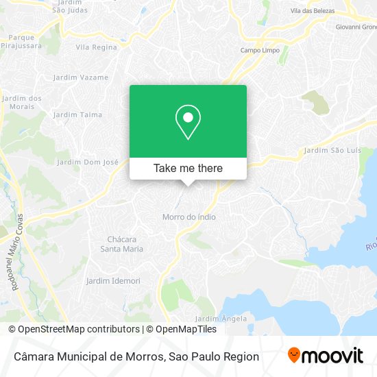 Mapa Câmara Municipal de Morros