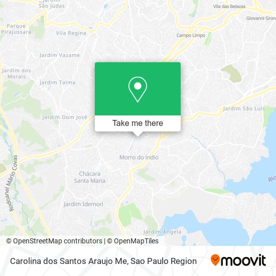 Carolina dos Santos Araujo Me map