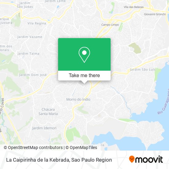 La Caipirinha de la Kebrada map