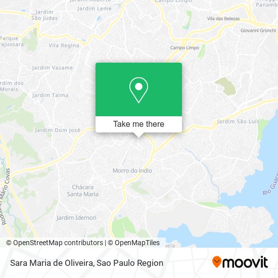 Sara Maria de Oliveira map