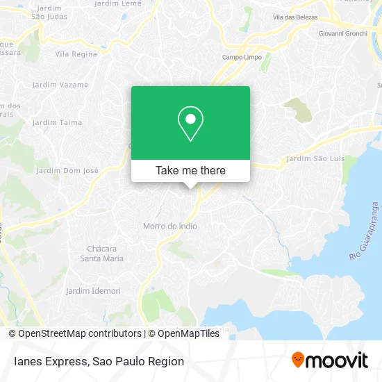 Ianes Express map