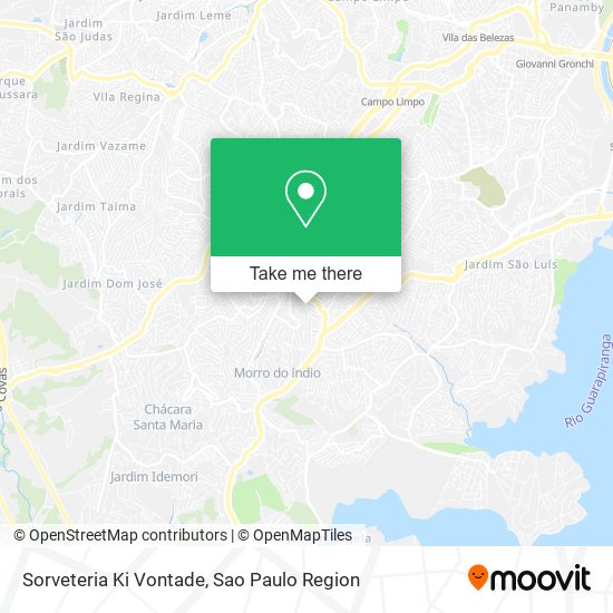 Sorveteria Ki Vontade map