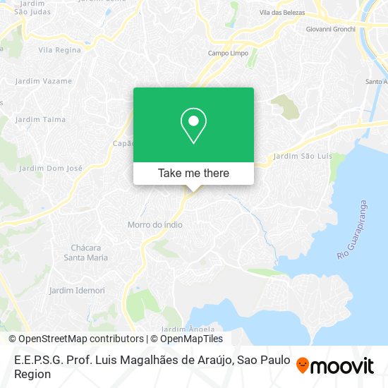 E.E.P.S.G. Prof. Luis Magalhães de Araújo map