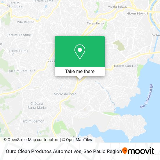 Ouro Clean Produtos Automotivos map