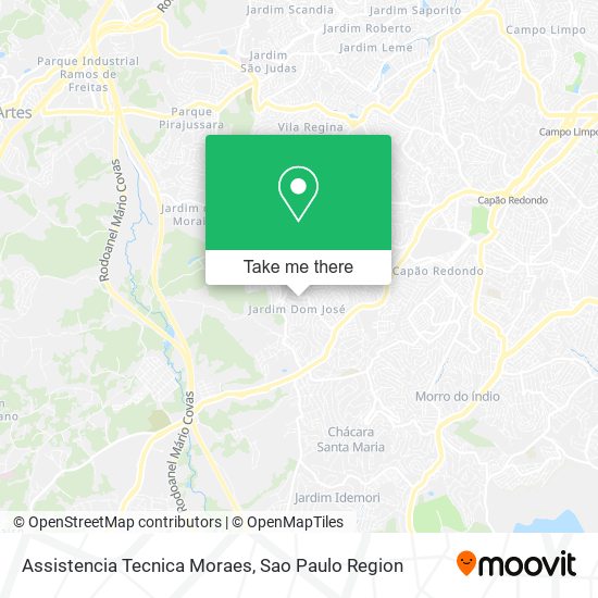 Assistencia Tecnica Moraes map