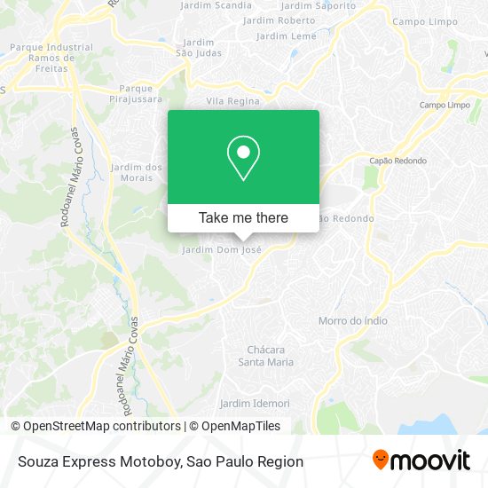 Souza Express Motoboy map