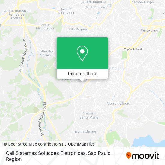 Call Sistemas Solucoes Eletronicas map