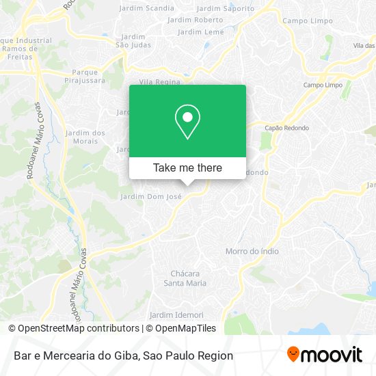 Bar e Mercearia do Giba map