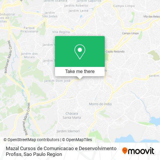 Mazal Cursos de Comunicacao e Desenvolvimento Profiss map