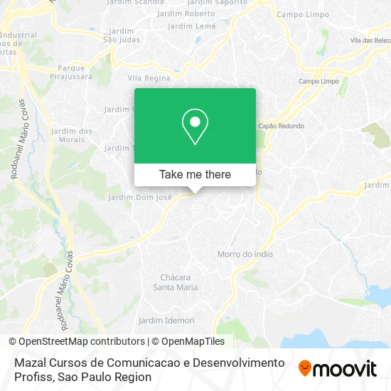 Mazal Cursos de Comunicacao e Desenvolvimento Profiss map