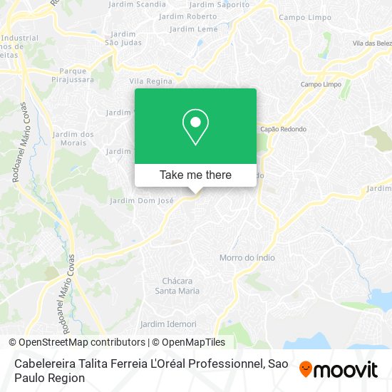 Cabelereira Talita Ferreia L'Oréal Professionnel map