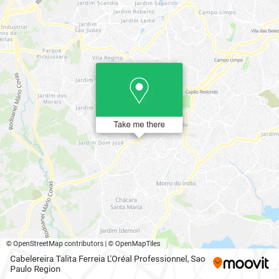 Cabelereira Talita Ferreia L'Oréal Professionnel map